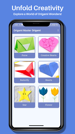 Android application Origami Paper Trick screenshort