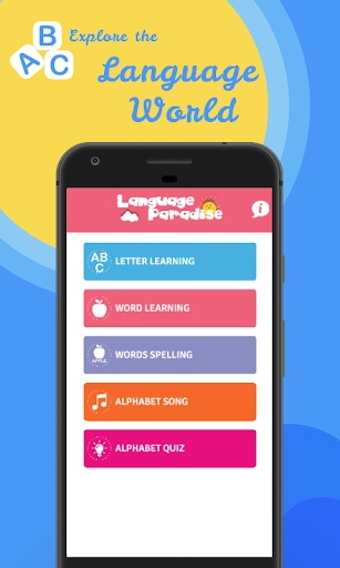 Android application ABC - Language Paradise screenshort