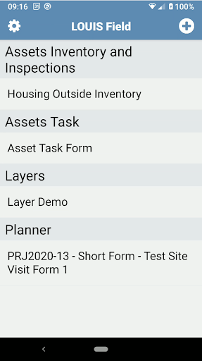 Android application LOUIS Field screenshort