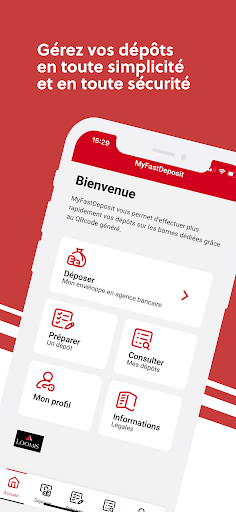 Android application MyFastDeposit screenshort