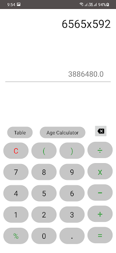 Basic Calculator Screen 2
