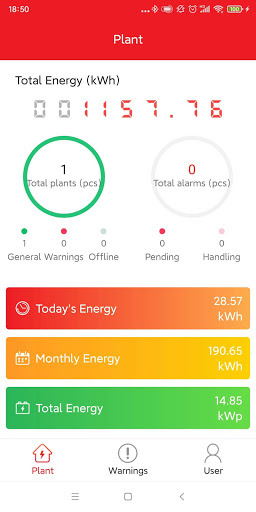 Android application EVEREADY® Energy Vault Max screenshort