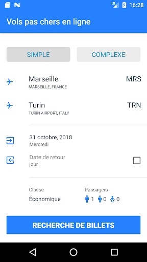 Aperçu de l'application