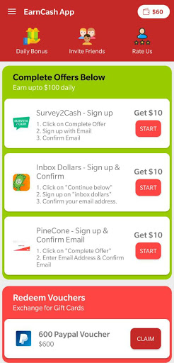 EarnCash - Make Cash Online screenshot