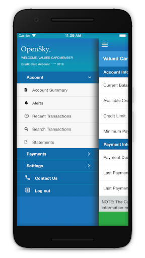 OpenSky® Mobile Screen 3