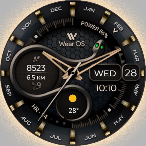 VVA71 Elegant snake Watch face Download on Windows