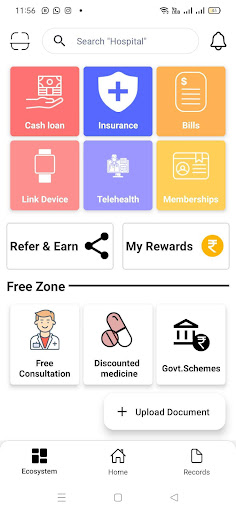 Aarogya ID Screen 2