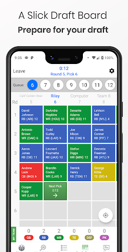 Fantasy Football Calculator Screen 3