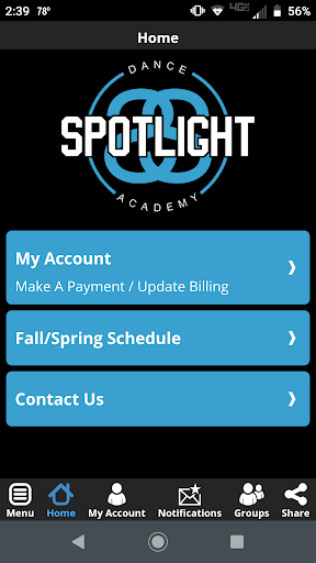 Spotlight Dance Academy Screen 2