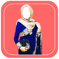 Women hijab saree Photo Suits