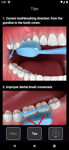 Teeth brushing and reminders Screen 2