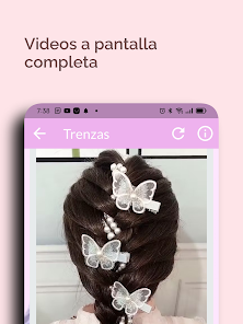 Screenshot 22 Peinados Fáciles 2022 android