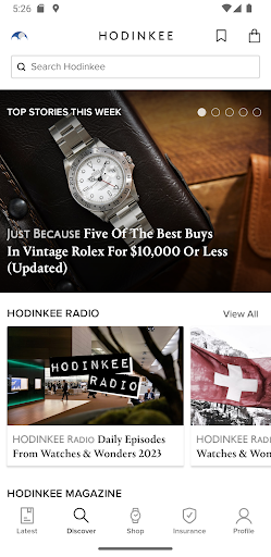 HODINKEE Screen 2