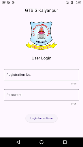 Android application GTBIS Kalyanpur GSP screenshort