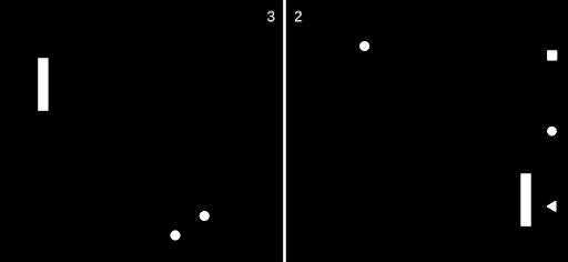 Multi-Ball Pong: Two-Player Screen 3