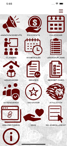 Android application Galesburg Christian School screenshort