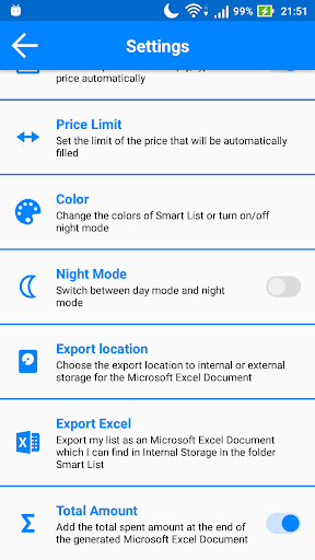 Smart List Screen 3