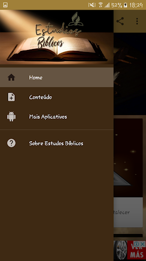 Android application Estudos Bíblicos Adventistas screenshort