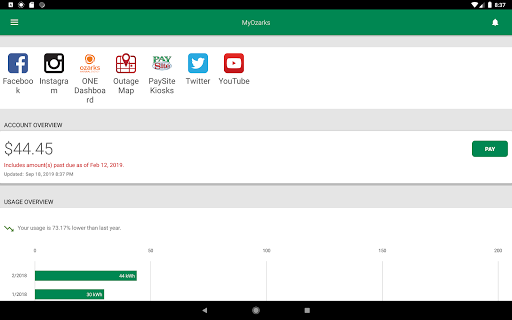 Screenshot of MyOzarks