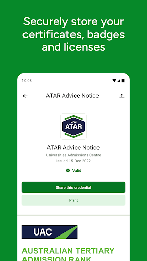 Android application CredFolio screenshort