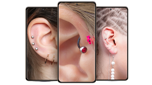 helix earrings designs