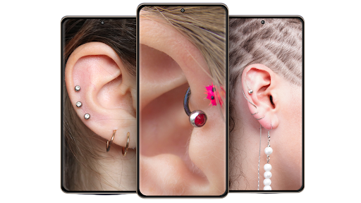 helix earrings designs