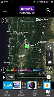 Portland Weather from KGW 8 Screenshot
