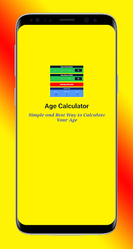 Android application Age calculator 2023 screenshort