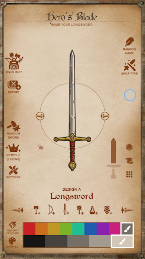Android application Instant Armory screenshort
