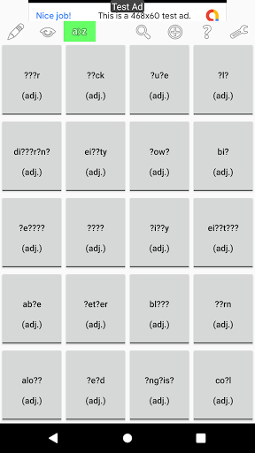 English-Chinese Word Card Game Screen 3