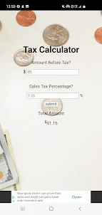 Tax Calculator-Sales Tax