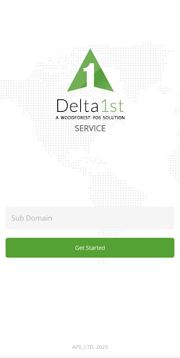 Delta1st POS Service (PP) Screen 2