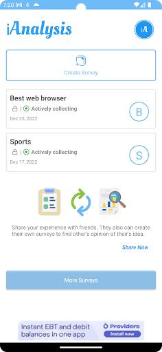 Android application iAnalysis screenshort