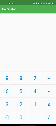 Android application Calculator screenshort