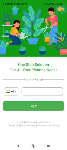 Android application Planty screenshort