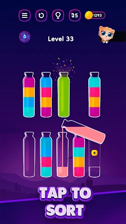 Game screenshot Color Water Sort 試験管・色水色合わせゲーム hack