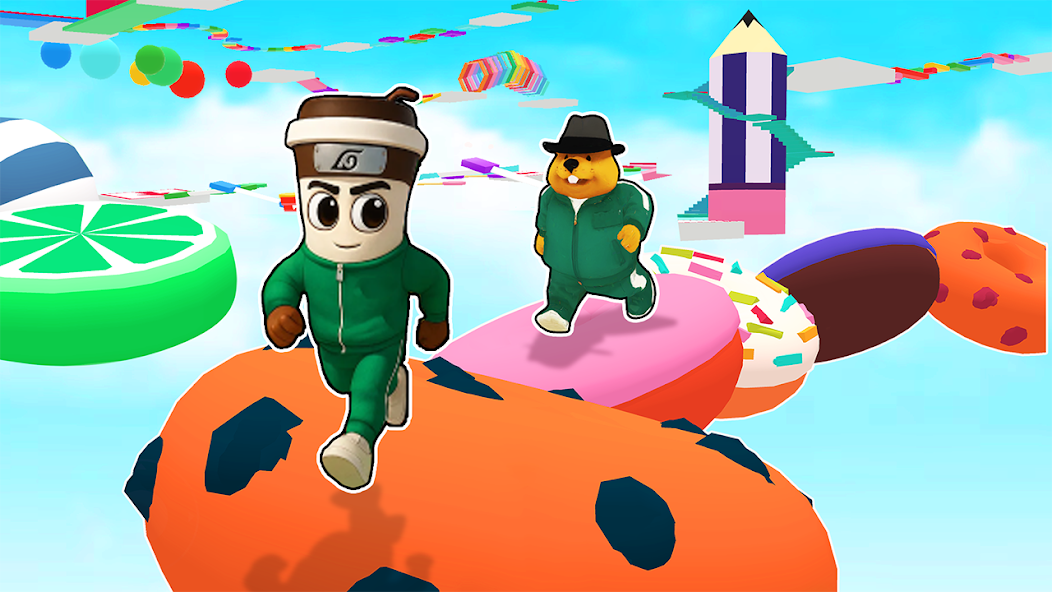 Monster Parkour: Blox Obby Run screenshots