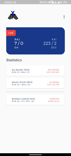IPL Live scores and schedule