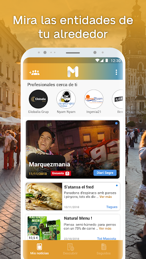 Android application Ogeo Manager screenshort
