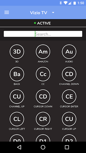 PUCK Remote App Screen 3