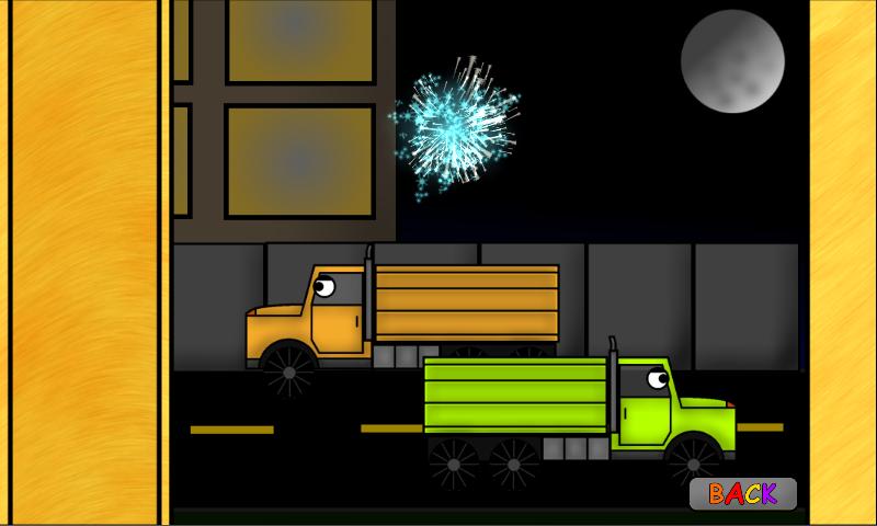 Android application Kids Trucks: Puzzles - Golden screenshort