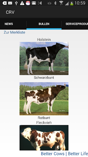 Android application CRV screenshort