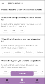 Screenshot 3 Senior Fitness-workout for 50+ android
