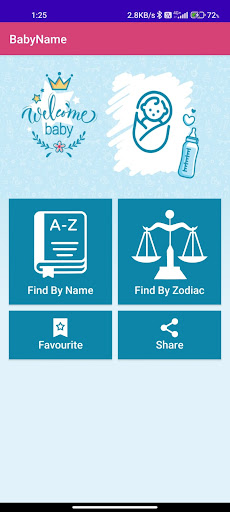 Android application BabyName screenshort