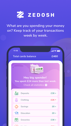 Android application Zedosh screenshort