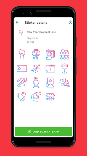 Christmas Stickers for Watsup Screen 3