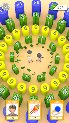 Real Coin rush Shooter Game - Screenshot 2