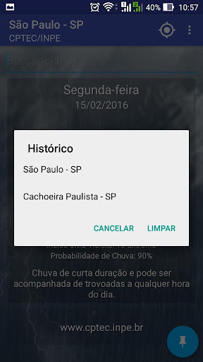 CPTEC - Previsão de Tempo