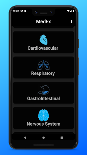 Android application MedEx-Clinical Examination pro screenshort
