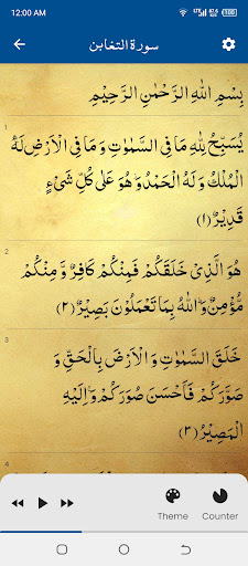 Surah Taghabun سورة التغابن Screen 3